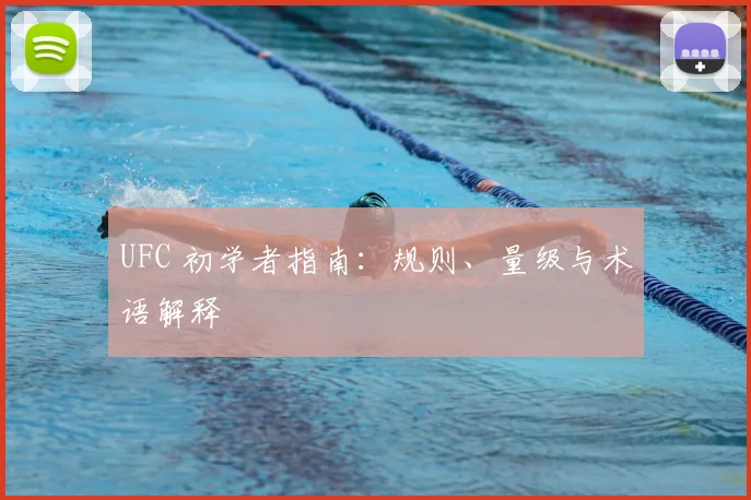UFC 初学者指南：规则、量级与术语解释